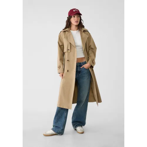 Trench long avec ceinture XS - Stradivarius - Modalova