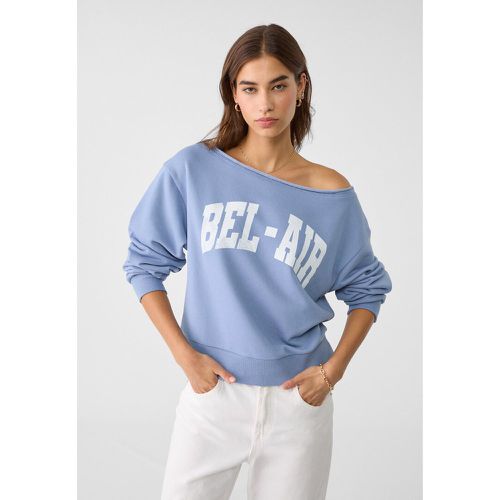 Sweat cropped imprimé M - Stradivarius - Modalova