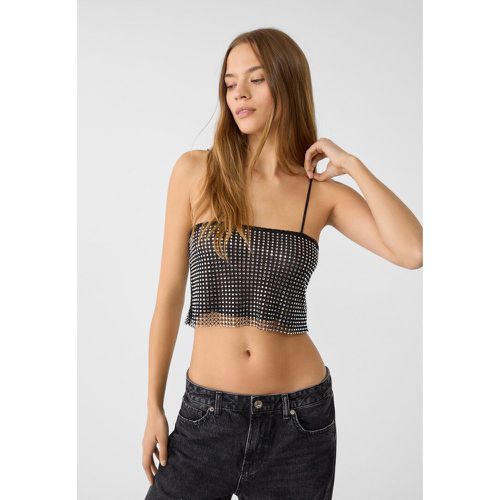 Top en tulle avec brillants XS - Stradivarius - Modalova