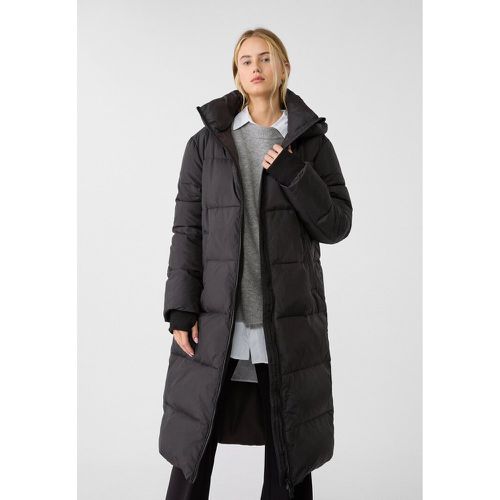 Manteau long matelassé avec duvet XS - Stradivarius - Modalova