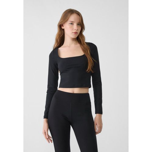 Crop top à col carré XS - Stradivarius - Modalova