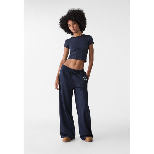 Pantalon relaxed fit taille avec cordons M - Stradivarius - Modalova