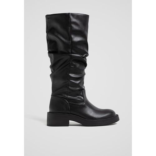 Bottes hautes slouchy plates 35 - Stradivarius - Modalova