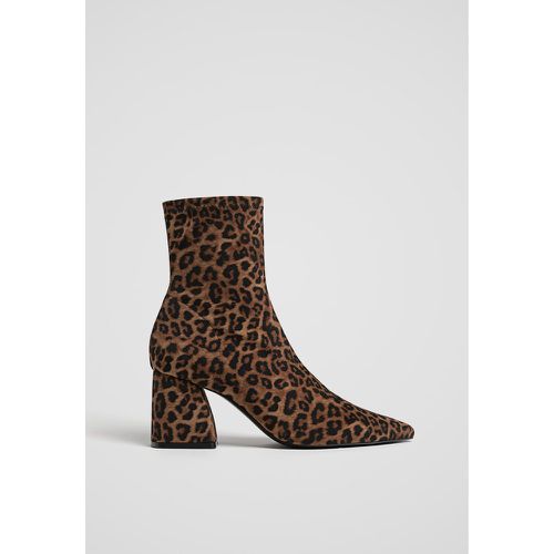 Bottines à imprimé animal COMBINÉ 39 - Stradivarius - Modalova