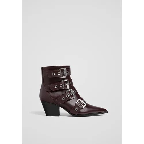 Bottines à talon boucles 35 - Stradivarius - Modalova