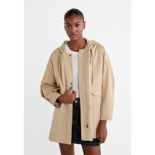 Parka à capuche fermeture Éclair XL - Stradivarius - Modalova