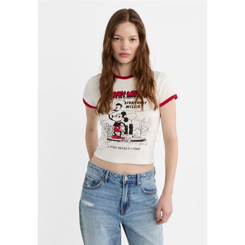 T-shirt imprimé Mickey Mouse S - Stradivarius - Modalova