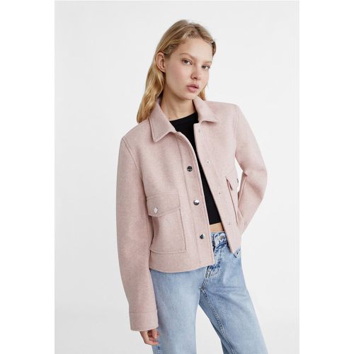 Blouson court doux M - Stradivarius - Modalova