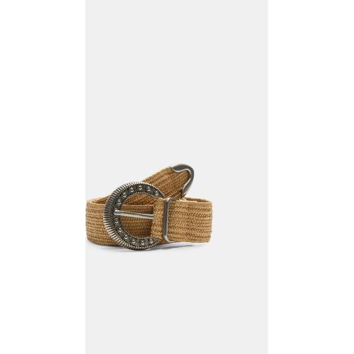 Ceinture tressée à boucle gravée 70 - Stradivarius - Modalova
