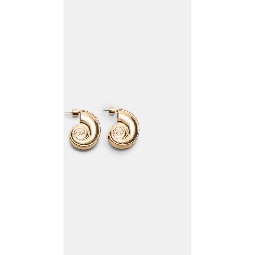 Boucle d'oreille coquillage métallique OS - Stradivarius - Modalova
