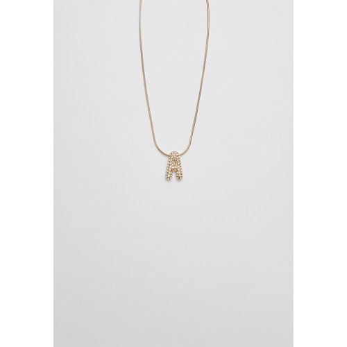 Collier initiale brillants OS - Stradivarius - Modalova