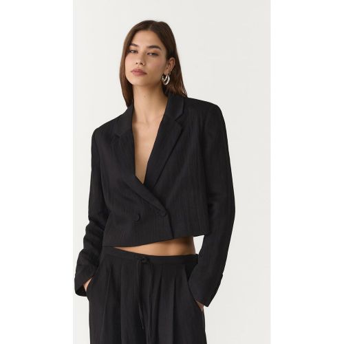 Blazer cropped nœuds dos XS - Stradivarius - Modalova
