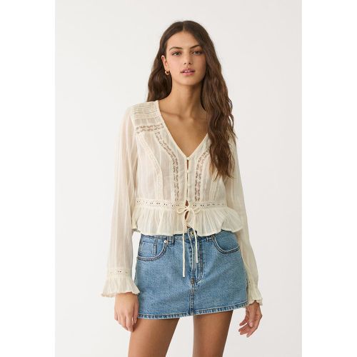 Jupe-short D62 en jean 44 - Stradivarius - Modalova