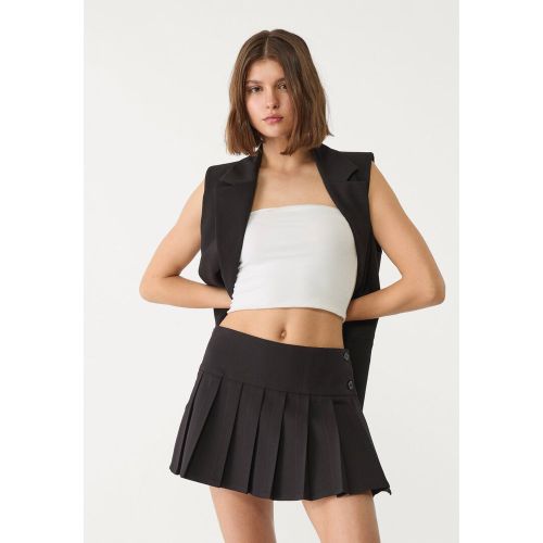 Minijupe-short plissée XS - Stradivarius - Modalova