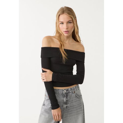 Top à épaules nues XS - Stradivarius - Modalova