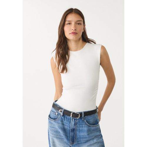 Stradivarius Body froncé Écru XS - Stradivarius - Modalova