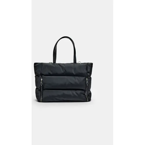 Sac cabas en tissu à fermetures Éclair OS - Stradivarius - Modalova