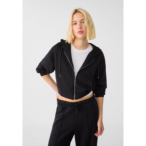 Veste à capuche au toucher doux XS - Stradivarius - Modalova