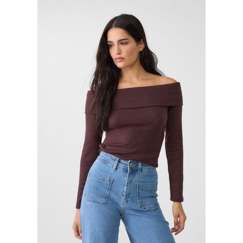 Top à épaules nues XS - Stradivarius - Modalova