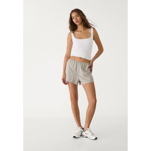 Shorts fluide avec lin XS - Stradivarius - Modalova