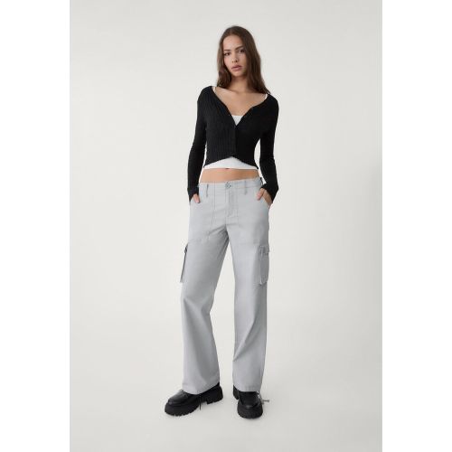 Pantalon regular coupe cargo 32 - Stradivarius - Modalova