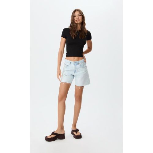 T-shirt basic slim fit XS - Stradivarius - Modalova
