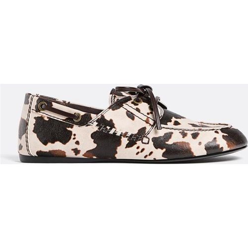 Mocassins souples à imprimé animal 35 - Stradivarius - Modalova