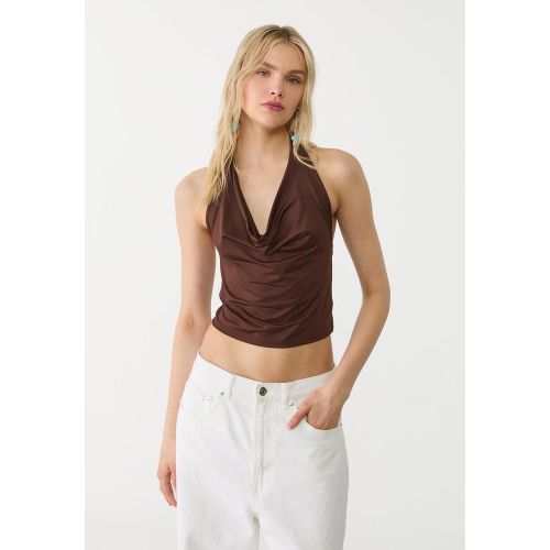Top fluide à encolure américaine XS - Stradivarius - Modalova
