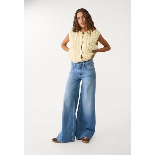 Jean D71 flare wide leg décontracté 32 - Stradivarius - Modalova