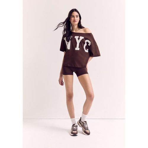 T-shirt positionnel manches courtes XS - Stradivarius - Modalova