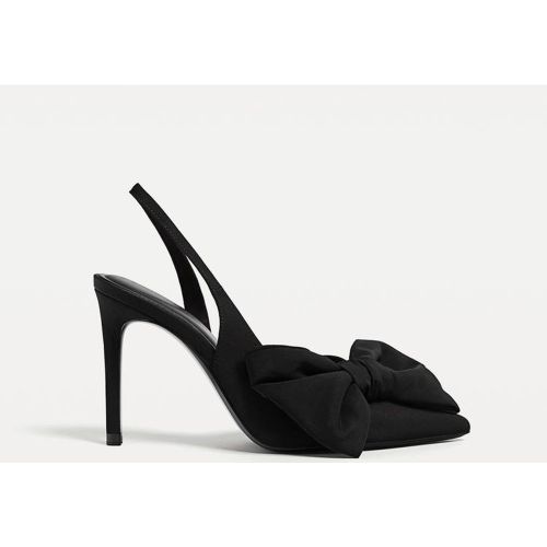 Chaussures à talon avec nœud 35 - Stradivarius - Modalova