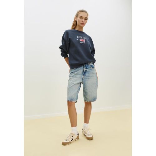 Sweat-shirt brodé London XS - Stradivarius - Modalova