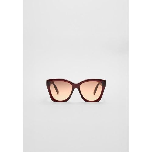 Lunettes de soleil carrées à monture épaisse OS - Stradivarius - Modalova
