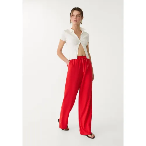 Pantalon habillé fluide XS - Stradivarius - Modalova