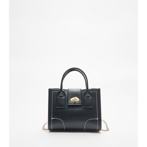 Tote bag surpiqûre fantaisie OS - Stradivarius - Modalova