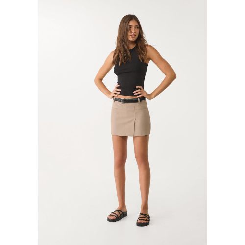 Jupe-culotte portefeuille avec ceinture XS - Stradivarius - Modalova