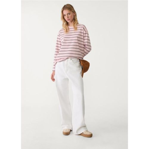 Jean D88 baggy large Écru 32 - Stradivarius - Modalova