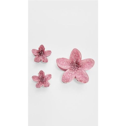 Lot de 3 pinces fleurs avec brillants OS - Stradivarius - Modalova