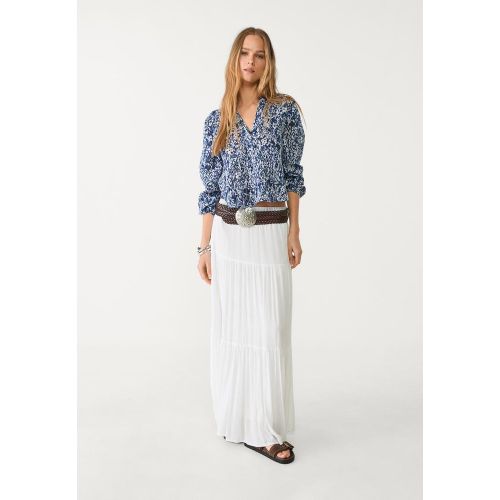 Blouse fluide imprimée XS - Stradivarius - Modalova