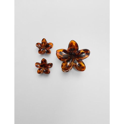 Lot de 3 pinces à cheveux fleur OS - Stradivarius - Modalova