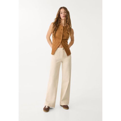 D77 Pantalon minimaliste avec poches 32 - Stradivarius - Modalova