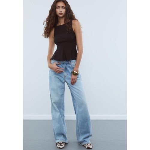 Top à basque sans manches XS - Stradivarius - Modalova