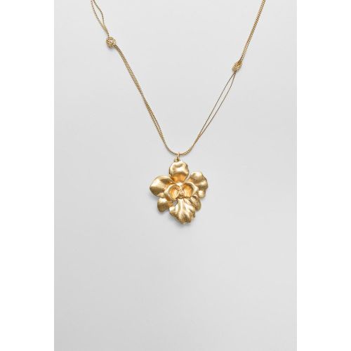 Collier avec charm fleur OS - Stradivarius - Modalova
