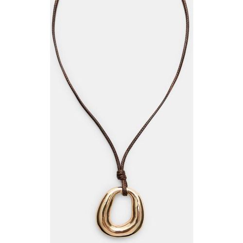 Collier cordon avec breloque OS - Stradivarius - Modalova
