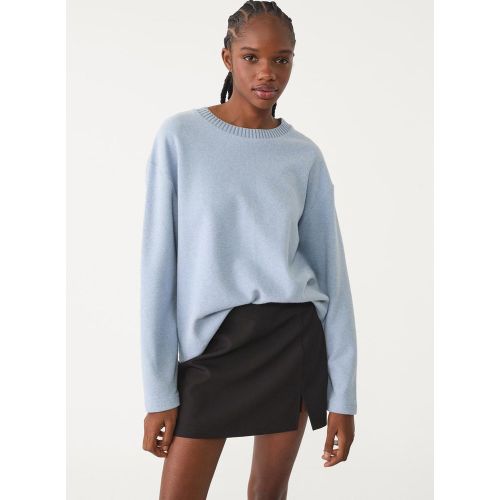 Top en maille à col rond XS - Stradivarius - Modalova