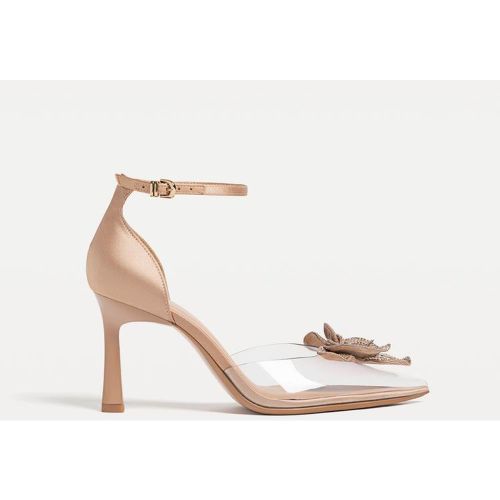 Chaussures à talon en vinyle 35 - Stradivarius - Modalova