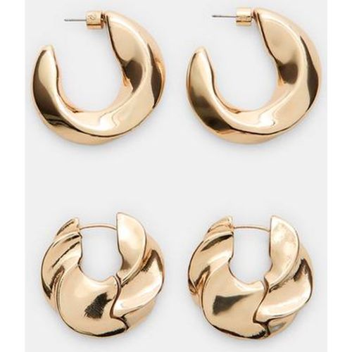 Boucles d'oreilles créoles volumineuses OS - Stradivarius - Modalova
