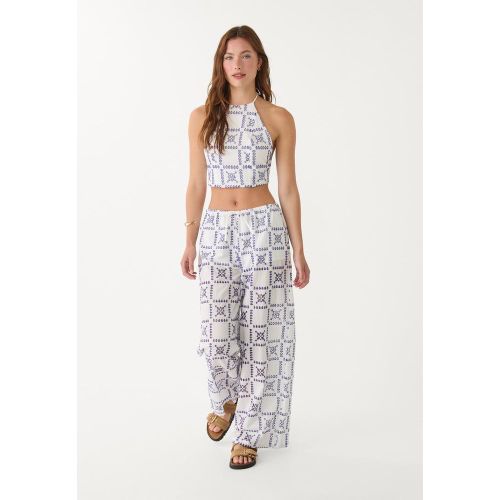 Pantalon brodé XS - Stradivarius - Modalova