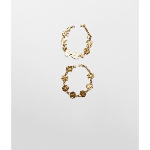 Set de 2 bracelets texturés OS - Stradivarius - Modalova
