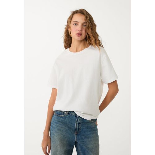 T-shirt basique boxy heavy weight XS - Stradivarius - Modalova
